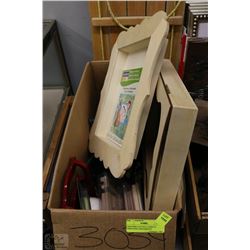 CRAFTERS LOT INCL VARIOUS CHRISTMAS ORNAMENTS,