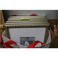 NEW PICTURE FRAME LOT OF 6-HOLDS 5"X7"PIC WITH