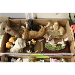 LOT OF 10 VINTAGE DOG FIGURINES