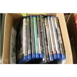 BOX WITH ASSORTED BLU-RAY MOVIES, SOME SEALED