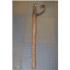 Image 1 : ANTIQUE LOG ROLLER WITH RUSTIC LOG HANDLE