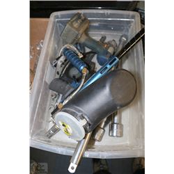 TOTE WITH TOOLS 1" & 3/4" DRIVE WITH 1/2" BATTERY