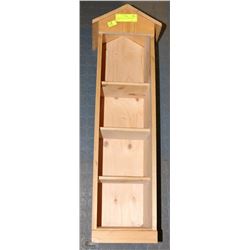 SOLID WOOD FOUR SHELF MINI SHELF