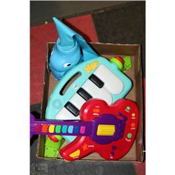 3 ASSORTED ANIMATED FISHER PRICE TOYS