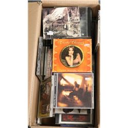 BOX WITH ASSORTED CDS