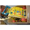 Image 1 : BOX OF KIDS TOYS AND PRINTS