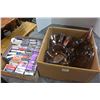 Image 1 : BOX OF GLASS COOKWARE AND BOX OF PLAYING CARDS