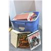 Image 1 : LARGE TOTE OF HARDCOVER BOOKS