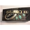 Image 1 : LADIES GUCCI WATCH AND BELT BUCKLE AND TURQUOISE BRACELET