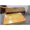 Image 1 : OAK WALL SHELF AND CUTLERY BOX