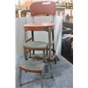 Image 1 : ANTIQUE FOLDING STEPSTOOL
