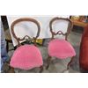 Image 1 : PAIR OF BALLOON BACK PARLOR CHAIRS