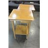Image 1 : PAIR OF MAPLE ENDTABLES