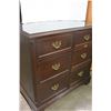 Image 1 : MODERN MAHOGANY GLASSTOP BAR CABINET
