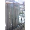 Image 1 : GLASS DISPLAY CABINET WITH KEY