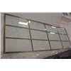 Image 1 : LEADED AND BEVELLED GLASS PANEL