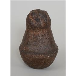 Taino Figural Stone Maul 7 1/4" H. 5 1/2" W.