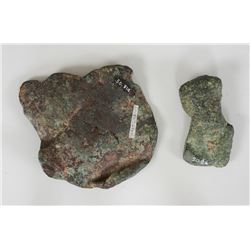 Two Pieces of Native Copper in Natural State 1584 GMS From the E. Stendahl Collection