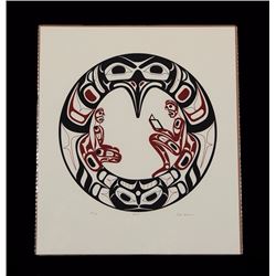 Victor Newman Serigraph "Raven" 53/99  15"x 17"  Good Condition