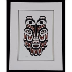 Clarence Mills Serigraph "Raven" AP XXXV11 1992  20"x 25 3/8"  Good Condition
