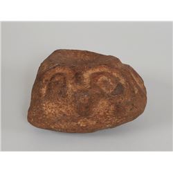 Figural Stone Bowl 7 1/2" L. 6 1/2" W.