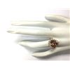 Image 4 : 6.27CTW Natural Peach Morganite And Diamond Ring In 14K Solid Yellow Gold