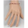 Image 3 : 11.01CTW Natural Ruby And Diamond Bracelet In 14K Yellow Gold