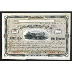 Chicago, Rock Island Pacific Railway Co., ca.1900-1910 Specimen Stock