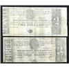 Image 1 : Columbus Life & General Insurance Co., 1862 Obsolete Banknote Pair.