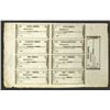 Image 1 : Brattleboro' Vermont "Facility", ND (ca.1810-30's) Obsolete Scrip Sheet of 9 Different Scrip Notes