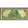 Image 2 : Merchants National Bank of Muncie. $5, Charter #M4852, Series of 1902 Date Back, Second Issue. Blue 