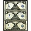 Image 1 : Silver Certificate. 1899 Series Banknote Trio.