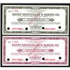 Image 1 : Kents Restaurant & Baking Co. of Atlantic City, 1933 Specimen Depression Scrip Note Pair.