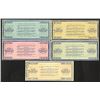 Image 2 : Altoona Clearing House Association, 1907 Panic Currency Set of 5 Note.