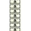 Image 1 : American Bank Note Company, ca.1970's Uncut Sheet of 7 Partially Printed Advertising Notes.