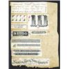 Image 2 : National Bank Note Company ca. 1860's Proof Vignette, Stamp and Design Elements Sheet.