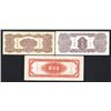 Image 2 : Central Bank of China, 1945 and 1947 High Grade Banknote Trio of Scarcer Notes.