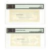 Image 2 : Central Bank of China, Unlisted Essay Banknote, 1949 Gold Chin Yuan Issue Uniface Front and Back Spe