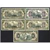 Image 1 : El Banco Central del Ecuador, 1938-40, Quintet of Issued Notes