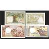 Image 2 : Tresor Public, Cote Francaise des  Somalis & des Affars et des Issas, 1952-75 Issue Banknote Quartet