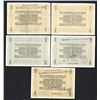 Image 2 : Officer War Prison Camp, 1918, Set of 5 Notes