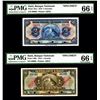Image 1 : Banque Nationale De La Republique D'Haiti, 1925-32 Second Issue Specimen Pair.