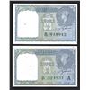 Image 1 : Reserve Bank of India, 1940 Issue Pair.