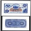 Image 1 : Banco de Londres Mexico y Sud America Proof Front and Back Color Trials. (CA 1868-81).