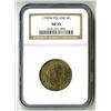 Image 1 : Poland, Stanislaus Augustus, 1790, 4 Groszy (1 Zloty), NGC AU55