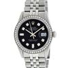 Image 1 : Rolex Mens Stainless Steel and Diamond Datejust Wristwatch