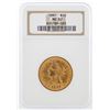 Image 1 : 1897 $10 Liberty Head Eagle Gold Coin NGC MS62