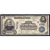 Image 1 : 1910 $5 First National Bank of San Francisco Currency Note - Hole