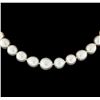 Image 2 : 10mm South Sea Cultured Pearls and Sterling Silver Necklace