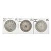 Image 1 : Set of (3) Mexico 8 Reales Silver Coins